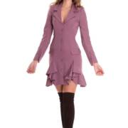 rochie sacou lila